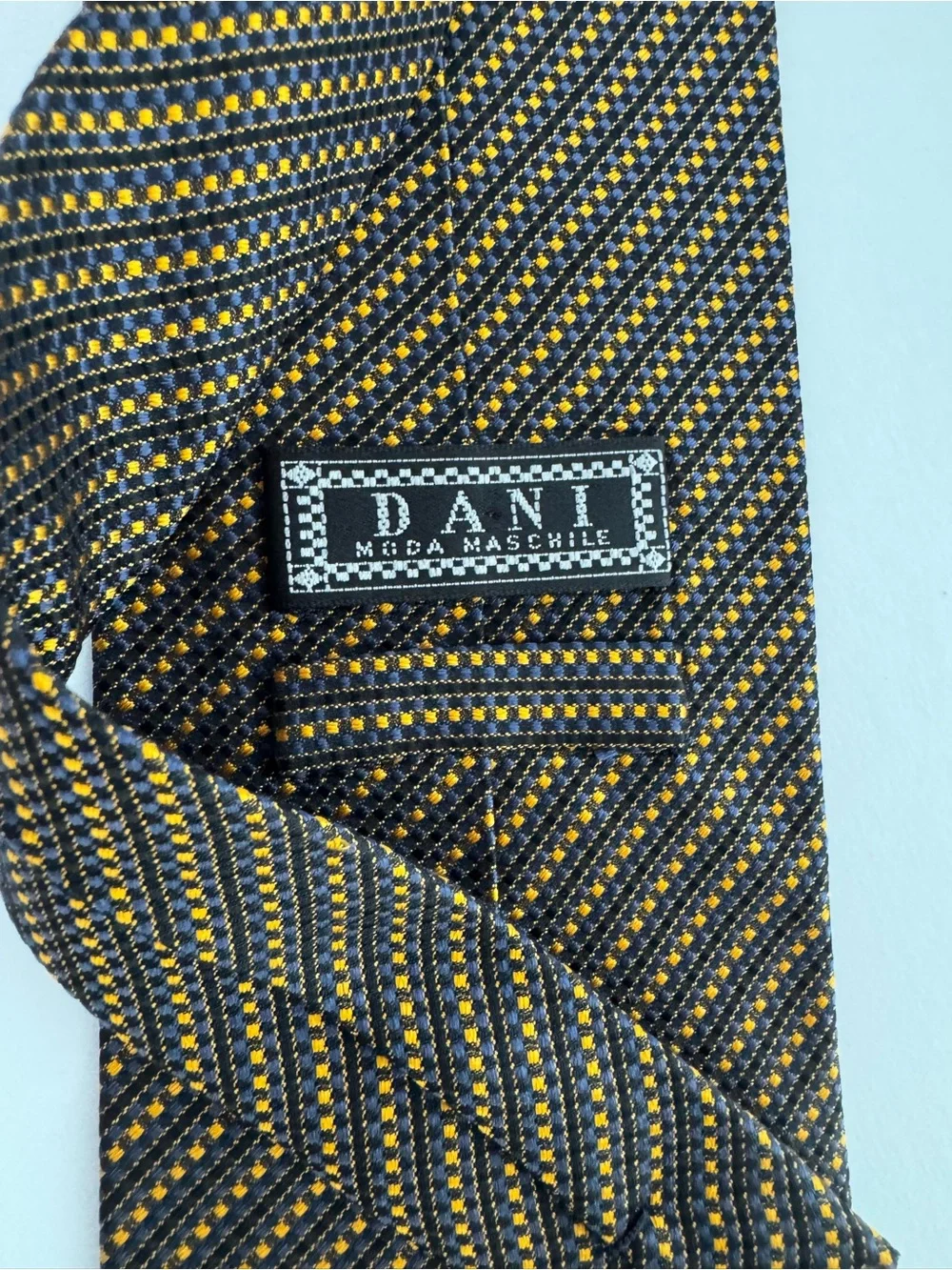 Dani Moda Maschile Men's 100% Silk Neck Tie